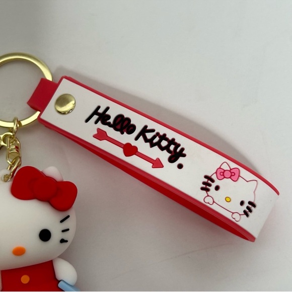 Hello Kitty Rubber 3D Keychain New - Picture 6 of 9
